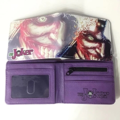Suicide Squad Movie Colorful Short Folding Purse PU Anime Wallet