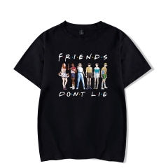 厂家热销 friends 怪奇物语第三季 宽松男女款短袖T恤