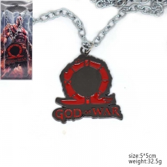 God of War Anime Cartoon Alloy Necklace