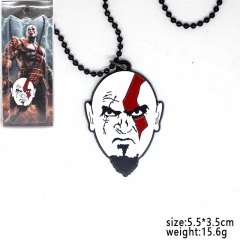 God of War Anime Cartoon Alloy Necklace
