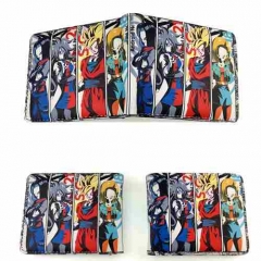 Dragon Ball Z Cartoon Cosplay PU Purse Folding Anime Short Wallet
