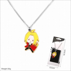 Fullmetal Alchemist Pattern Cartoon Cosplay Anime Alloy Necklace
