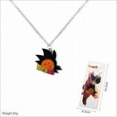 Dragon Ball Z Pattern Cartoon Cosplay Anime Alloy Necklace