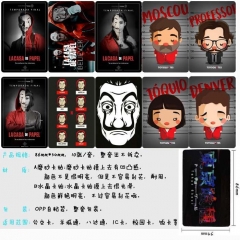 10个一套）纸钞屋 10个装磨砂卡贴