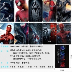 10个一套）蜘蛛侠 超级英雄 10个装磨砂卡贴