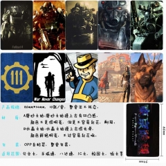 10个一套）辐射避难所 10个装磨砂卡贴