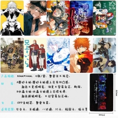 10个一套）黑色四叶草 10个装磨砂卡贴