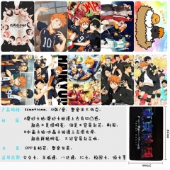 10个一套）排球少年 10个装磨砂卡贴