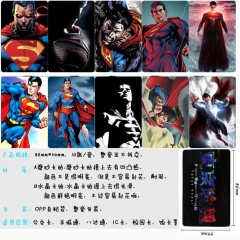 10个一套）超人 10个装磨砂卡贴