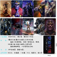 10个一套）复仇者联盟 灭霸 10个装磨砂卡贴