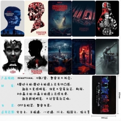 10个一套）怪奇物语 10个装磨砂卡贴