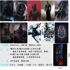 10个一套）美国队长3 黑豹 10个装磨砂卡贴