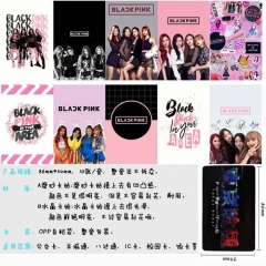 10个一套）BLACKPINK 韩国明星周边 10个装磨砂卡贴