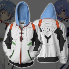 2019新款 新世纪福音战士 REI 3D印花卫衣 cosplay动漫周边