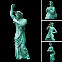 5款自由过头的女神盒蛋，高约4-9cm，盒子尺寸7.5X5X5cm