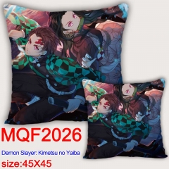 Demon Slayer: Kimetsu no Yaiba Cartoon Cosplay Anime Square Soft Stuffed Pillow