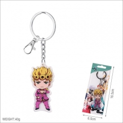 JoJo's Bizarre Adventure Cartoon Character Anime Rubber Keychain