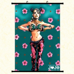 JoJo's Bizarre Adventure Cartoon Wallscrolls Waterproof Anime Wallscrolls