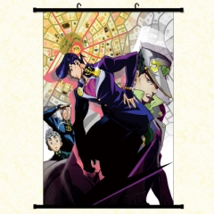 现货JOJO的奇妙冒险挂画 JOJO周边海报 日本动漫二次元卷轴画批发