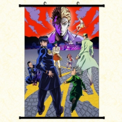 JOJO的奇妙冒险 挂画海报周边 布鲁诺乔鲁诺 二次元卷轴画 亚马逊