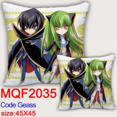 Code Geass Cartoon Cosplay Anime Square Soft Stuffed Pillow
