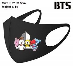 BT21 K-POP BTS Bulletproof Boy Scouts Cartoon Pattern Cosplay Printing Mask