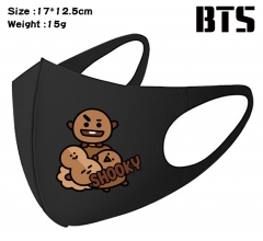 BT21 SHOOKY K-POP BTS Bulletproof Boy Scouts Cartoon Pattern Cosplay Printing Mask