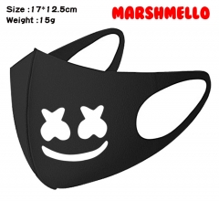 DJ Marshmello Cartoon Pattern Cosplay Printing Anime Mask