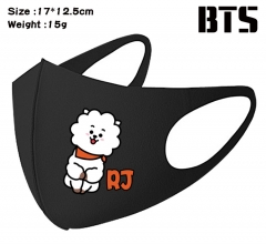 BT21 RJ K-POP BTS Bulletproof Boy Scouts Cartoon Pattern Cosplay Printing Mask