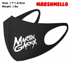 DJ Marshmello Cartoon Pattern Cosplay Printing Anime Mask