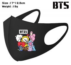 BT21 K-POP BTS Bulletproof Boy Scouts Cartoon Pattern Cosplay Printing Mask