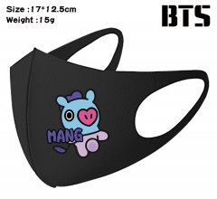 BT21 MANG K-POP BTS Bulletproof Boy Scouts Cartoon Pattern Cosplay Printing Mask