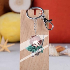 Demon Slayer: Kimetsu no Yaiba Anime Acrylic Keychain Cute Cartoon Pendant