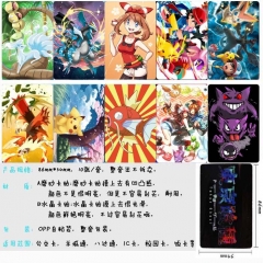 10个一套）宠物小精灵-A款 10个装磨砂卡贴