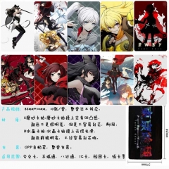 10个一套 ）RWBY 10个装磨砂卡贴