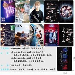 10个一套）BTS防弹少年团 10个装磨砂卡贴 5套的价格