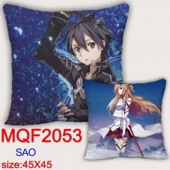 Sword Art Online | SAO Cartoon Cosplay Decorative Chair Cushion Cartoon Anime Square Pillow 45X45