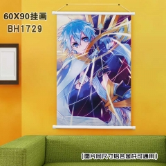 (60X90)BH1729--刀剑神域-动漫白色塑料杆