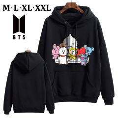 bts-3 防弹少年团 新款数码印花加绒加厚卫衣