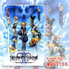 Kingdom Hearts Cartoon Wallscrolls Waterproof Anime Wallscrolls 60X90