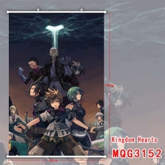 Kingdom Hearts Cartoon Wallscrolls Waterproof Anime Wallscrolls 60X90