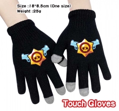 Brawl Stars Anime Full Finger Touch Screen Gloves Winter Gloves