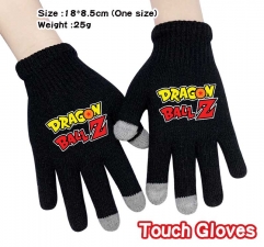 Dragon Ball Z Anime Full Finger Touch Screen Gloves Winter Gloves