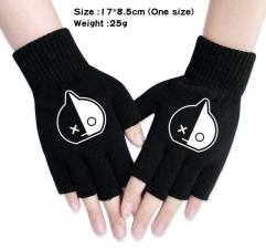 K-POP BTS Bulletproof Boy Scouts Anime Half Finger Gloves Winter Gloves