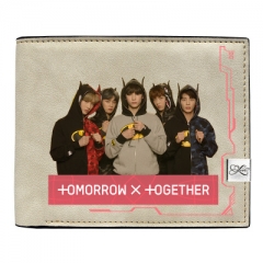 K-POP TXT TOMORROW X TOGETHER Wallets PU Leather Short Wallet