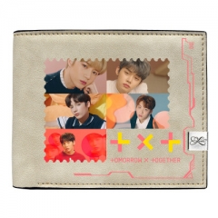 K-POP TXT TOMORROW X TOGETHER Wallets PU Leather Short Wallet