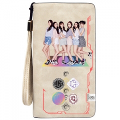 K-Pop GFRIEND Wallets PU Leather Long Zipper Wallet