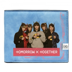 K-POP TXT TOMORROW X TOGETHER Wallets PU Leather Short Wallet