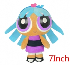 The Powerpuff Girls Cartoon Stuffed Doll Kawaii Anime Plush Toys For Kids 7inch