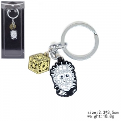 Hellraiser Cosplay Movie Anime Alloy Keychain
